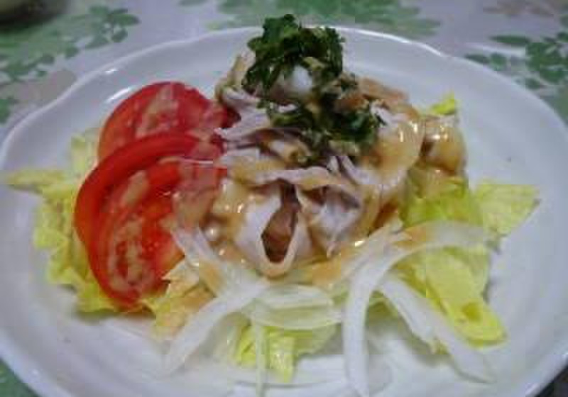 胡麻ドレッシング～照り焼き液の応用～
