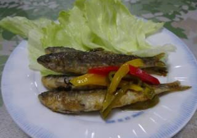 小魚のエスカベッシュ～ピクルス液の応用～