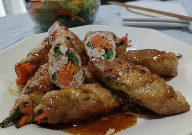 いんげん肉巻き