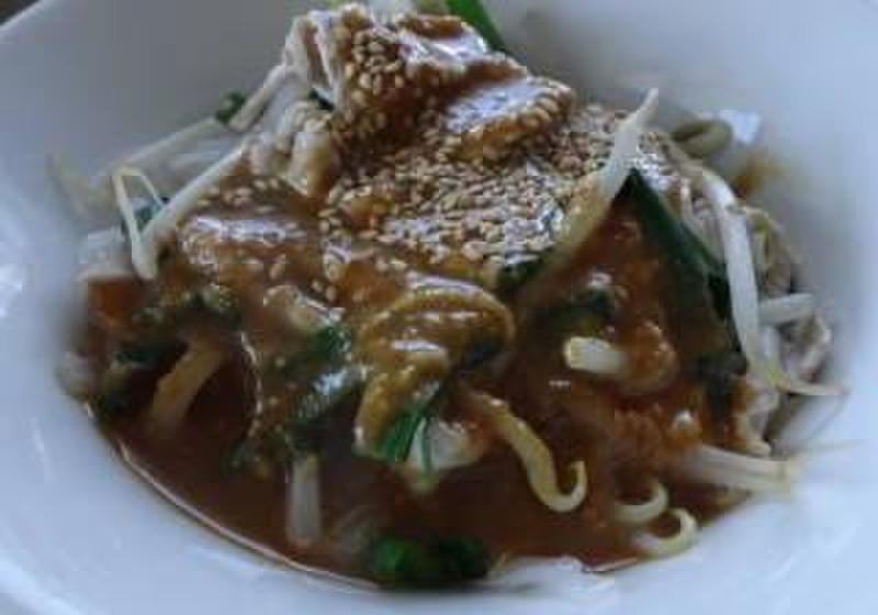 汁なし担々麺～甘辛味噌の応用～