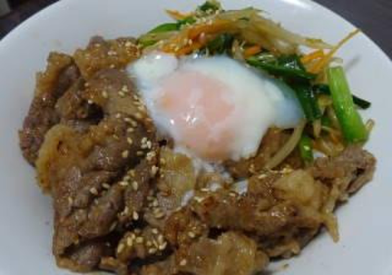 ビビンバ風ご飯～甘辛味噌の応用～