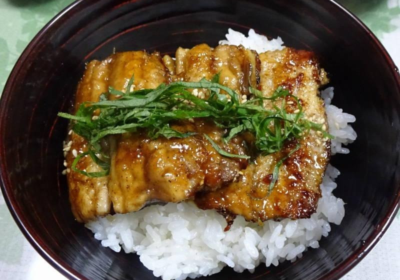 さんまのかば焼き丼～照り焼き液の応用～