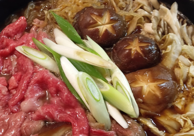 すき焼き♡割りした
