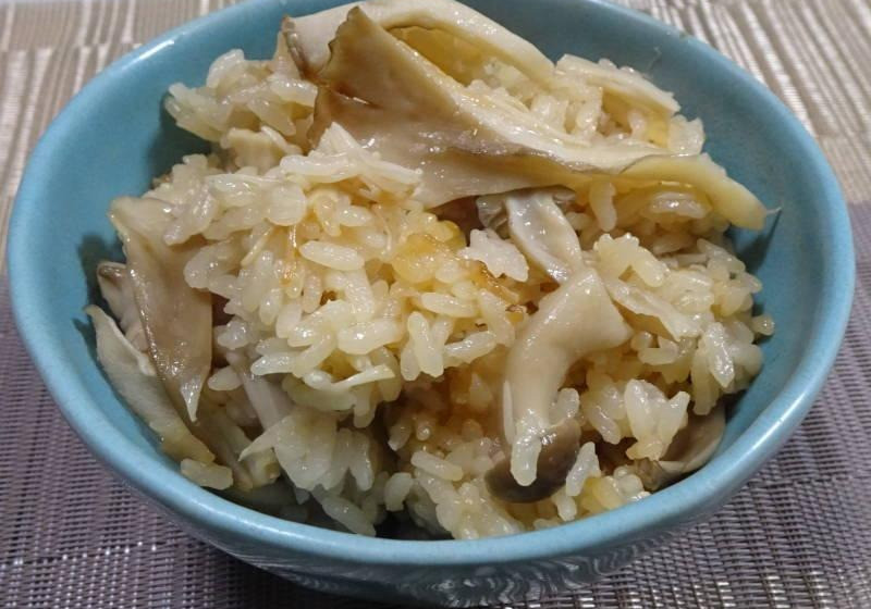 きのこの炊き込みご飯～照り焼き液の応用～