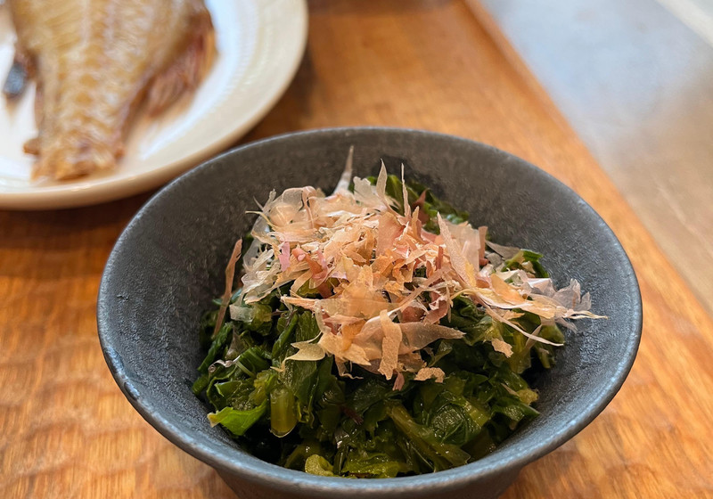 大根の葉っぱのお漬物