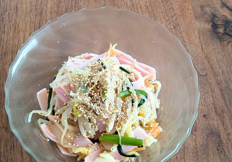 もやしと野菜の中華和え