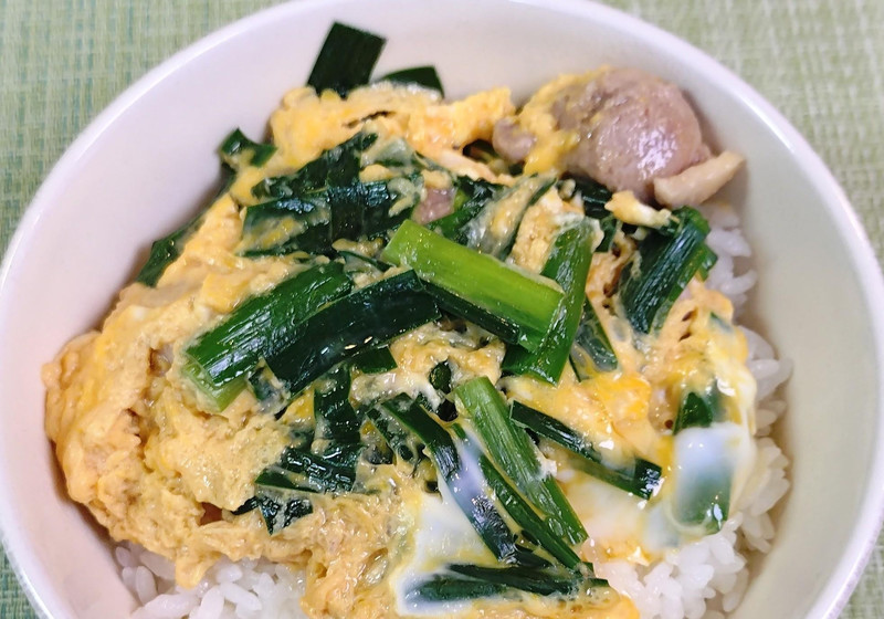 にら親子丼