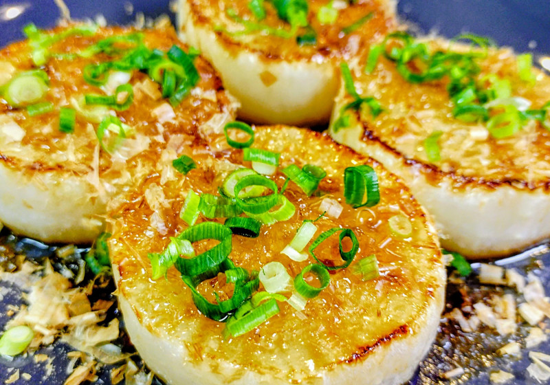 大根バター醤油焼き
