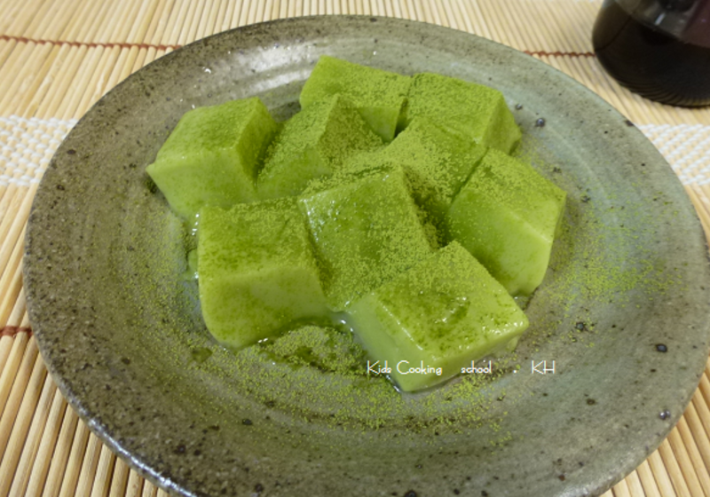 抹茶オレのぷるぷるもち