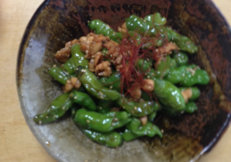 ししとうの炒め物