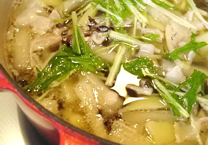 大根と豚バラのスープ