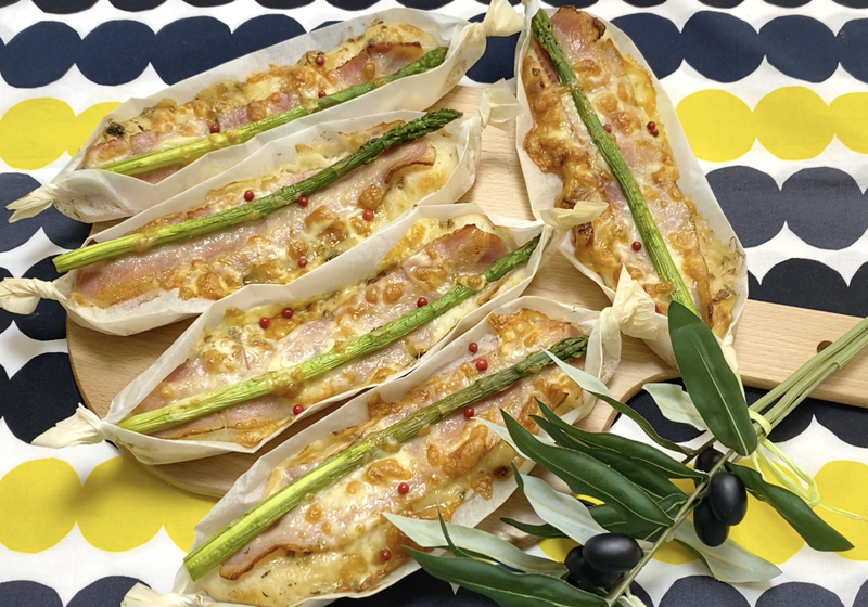 アスパラベーコンボート　最強お惣菜パン